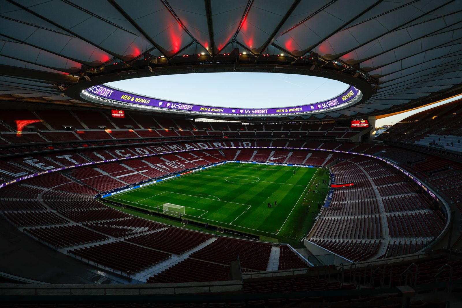 McSport stadium before opening